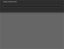 Tablet Screenshot of lamp-online.net